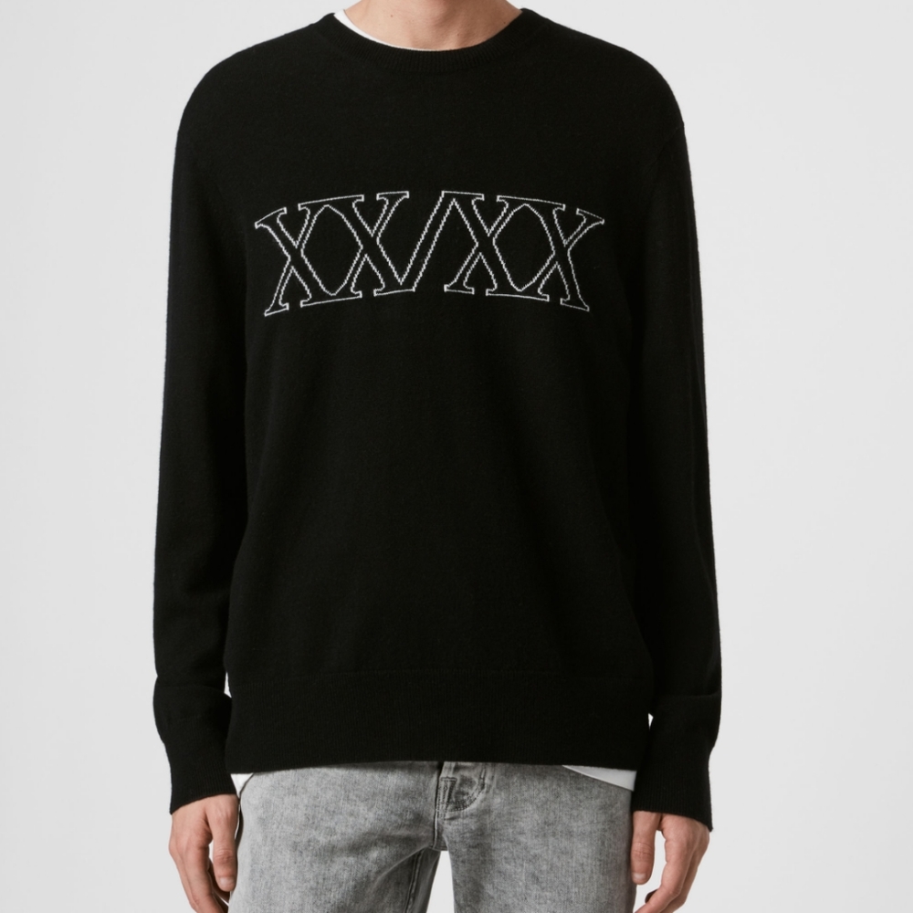 ALL SAINTS DECEM CREW WOOL SWEATER 2020